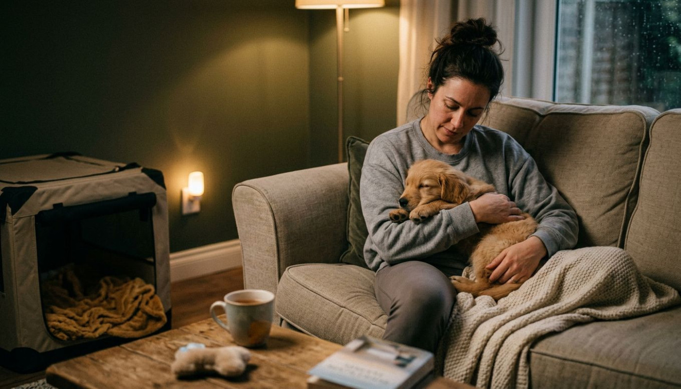 Pourquoi la première nuit d’un chiot change votre quotidien